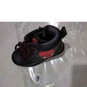 Toddler Marvel Black and Red Spider-Man Boots